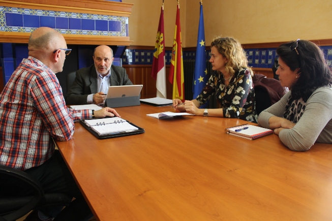 Un momento de la reunión en la Delegación de la Junta de Ciudad Real