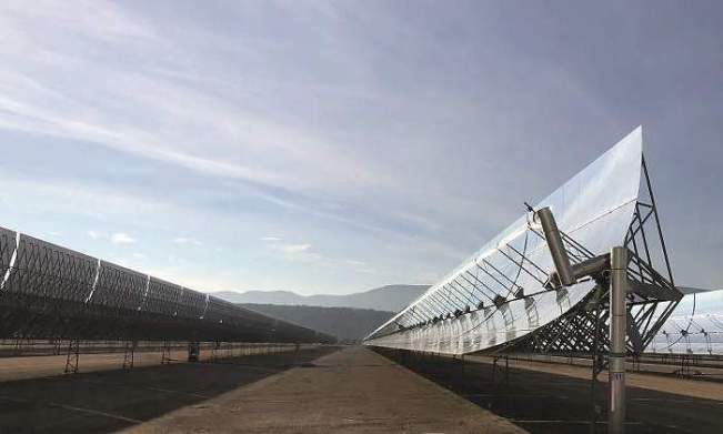 La planta termosolar 50 MW Termollano Foto Ence
